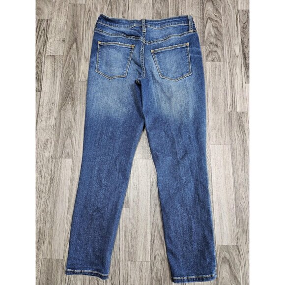 (3/$35) Universal Thread Jeans Womens 4/27R High Rise Skinny Crop Medium Wash - Picture 2 of 11